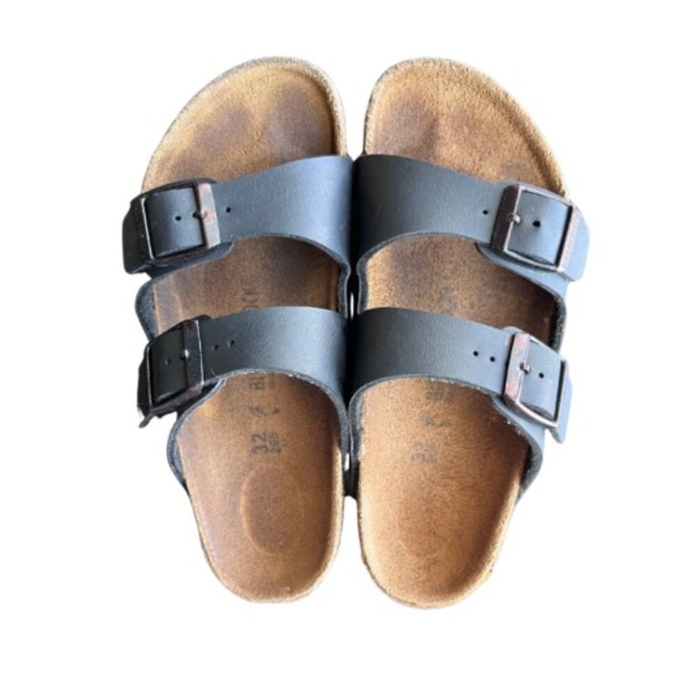 Birkenstock Arizona Kids Sandals – Birko-Flor Black – Size 32 EU (Boys/Girls) - Picture 4 of 6